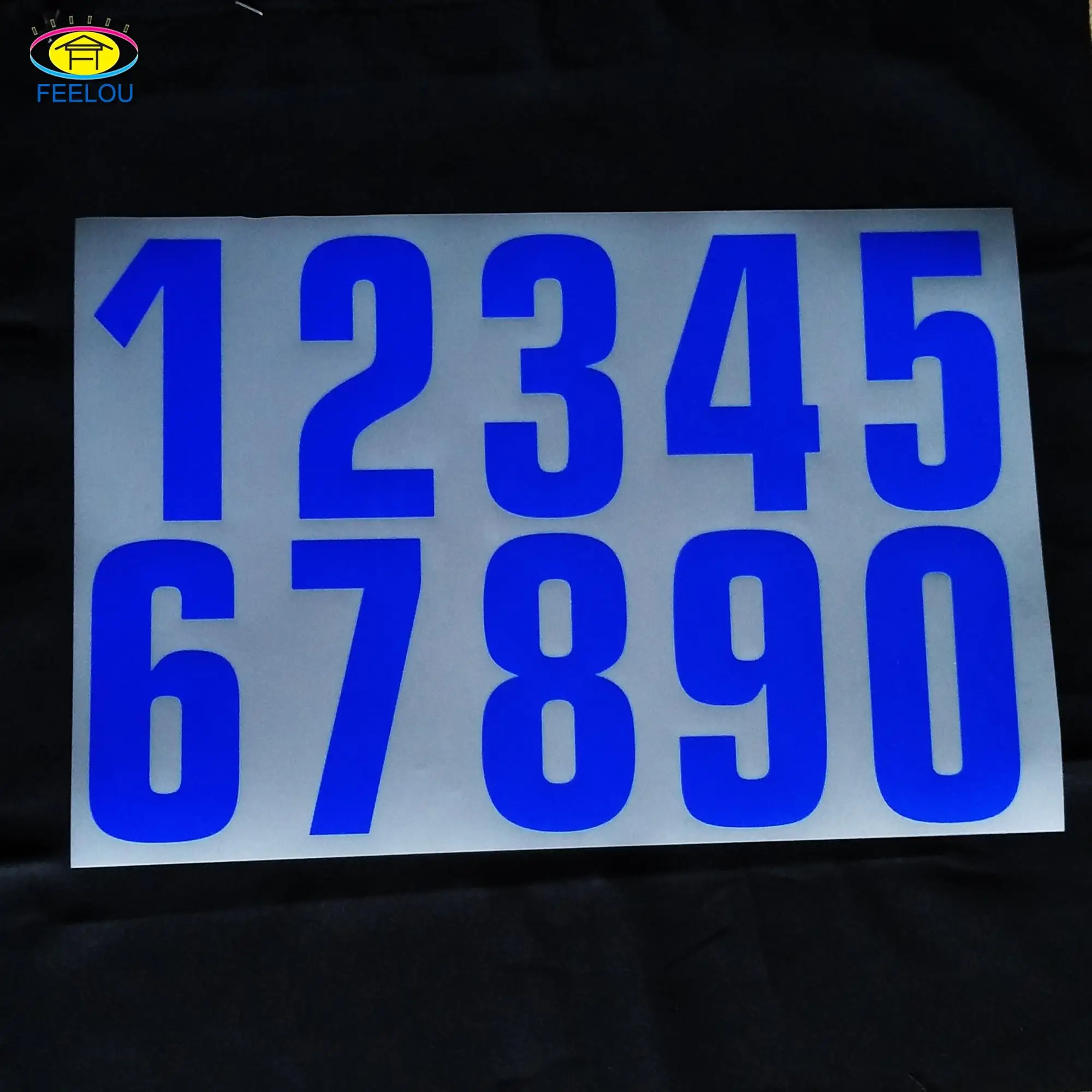 thumbnail interactive-video image 1 of SWOOSH Iron On Heat Press Transfer Numbers 2002-2004 For Soccer Jerseys - Handmade Set 1 of 2