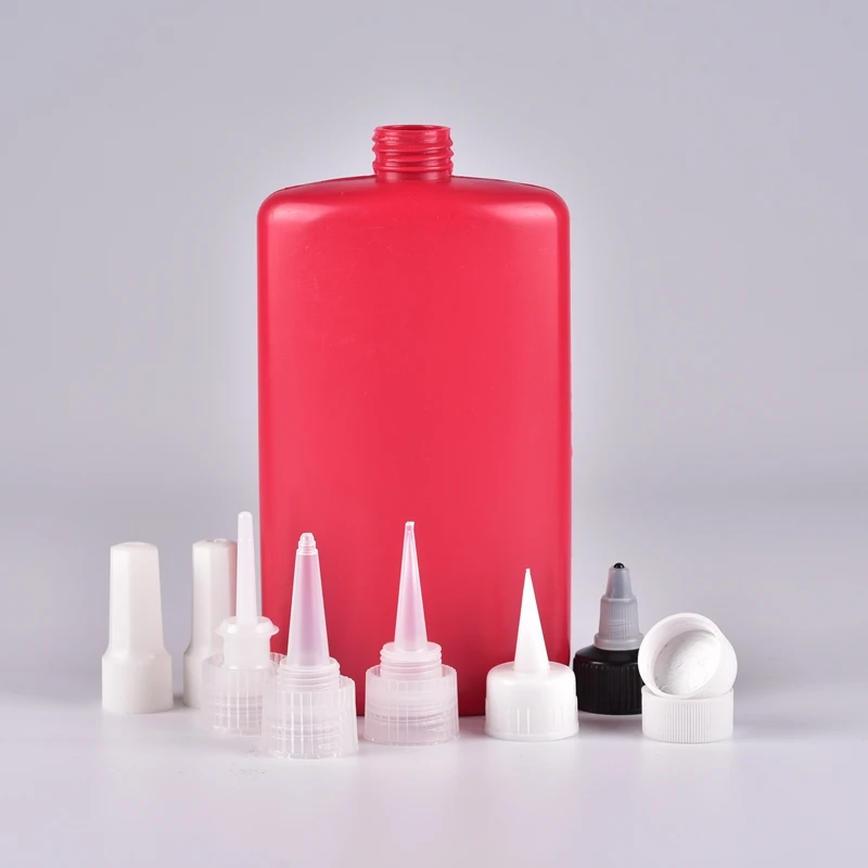 Hdpe Plastic Cyanoacrylate Adhesive Bottle Metail Pin Super Glue Bottle