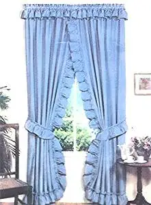 Buy Stacey One Rod Criss Cross Ruffled Priscilla Window Curtain