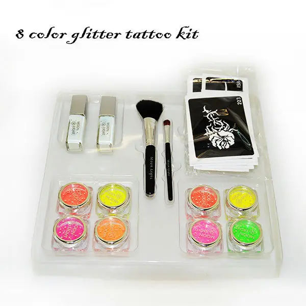 getbetterlife 8 tattoo ink powder 2 cosmetic brush 2 body glue 20 getbetterlife 8 tattoo ink powder 2 cosmetic brush 2 body glue 20