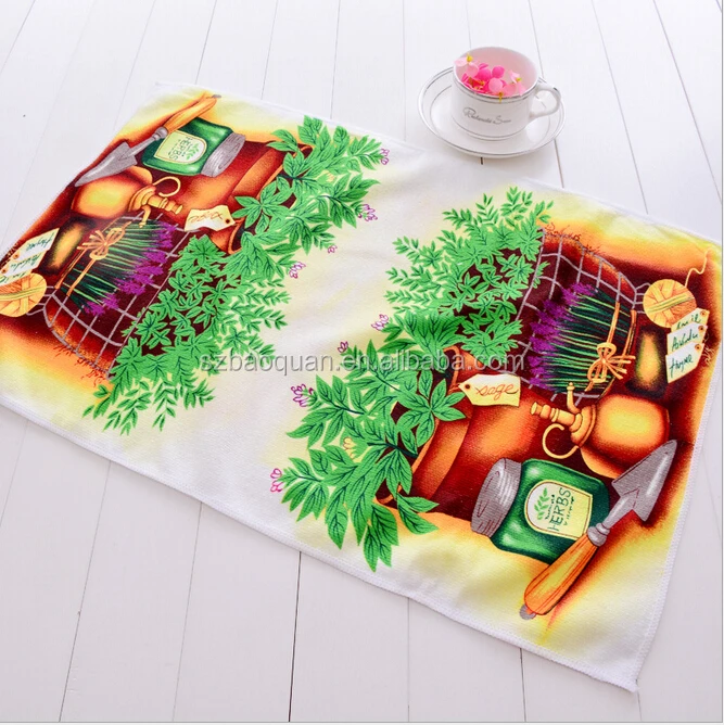 Cheap Promotional Christmas Wholesale Microfiber Sublimation Kitchen