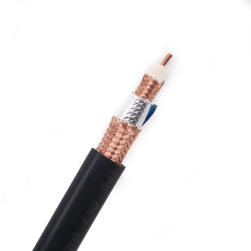 

Hi-end HIFI DIY YIVO TRANSPARENT OFC OCC copper 1 core Shield RCA XLR Audio 10mm Coaxial Cable Line Wire, As picture show