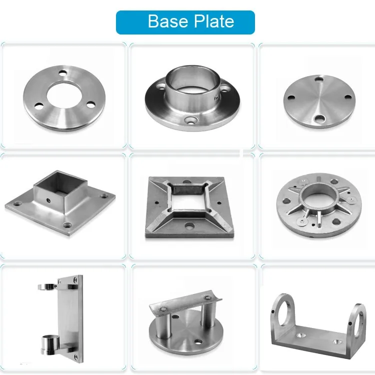 Aisi304/316 Mirror/polish Finish Stainless Steel Pipe Base Plate For ...