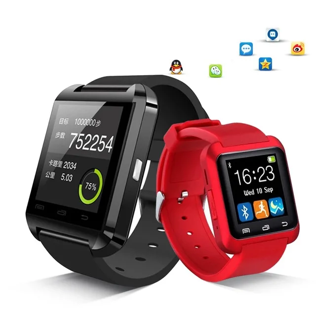 U8 Smart Watch Wireless Smartwatch Clock Passometer Touch Screen Answer and Dial the Phone