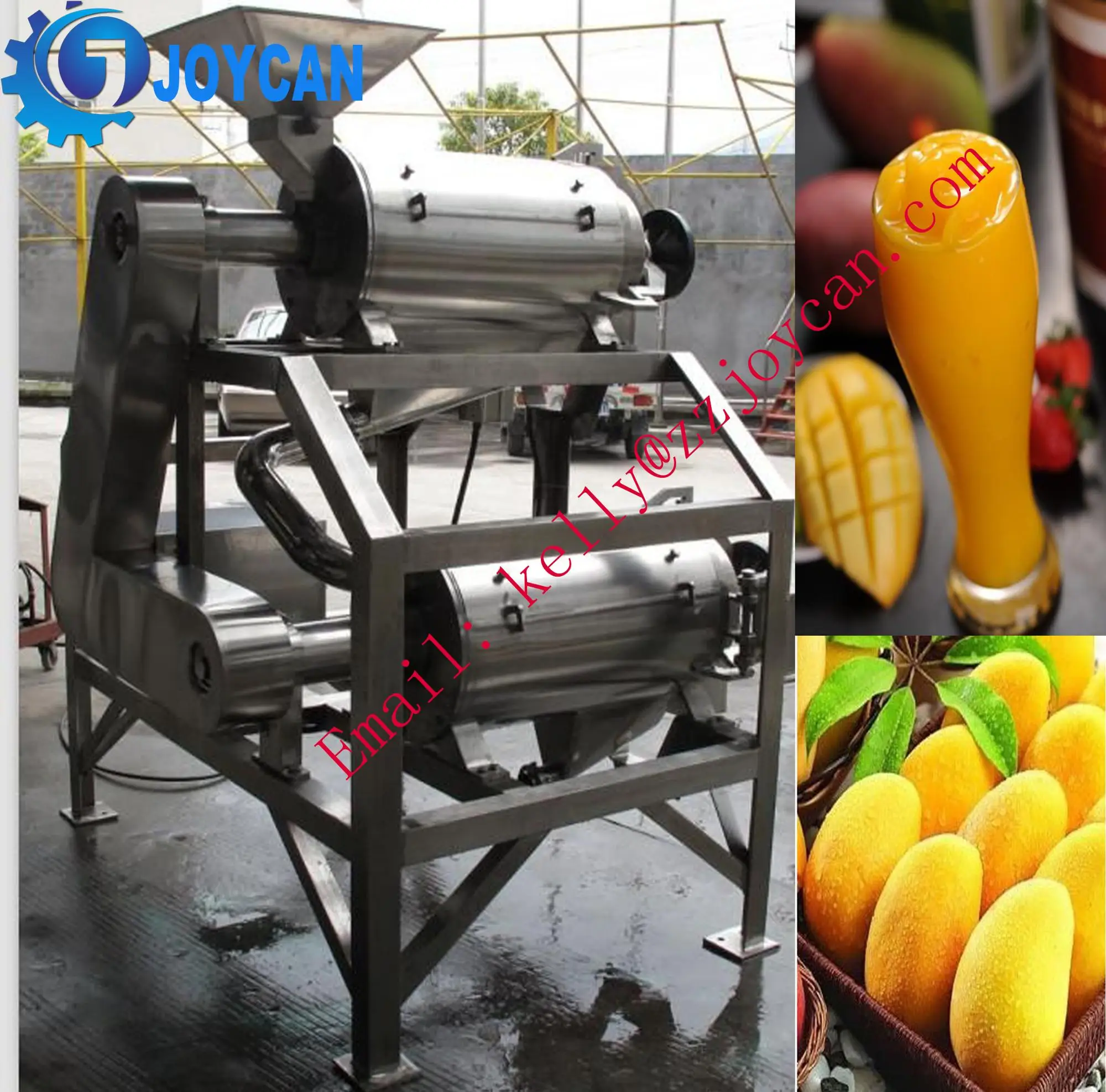 Professional Fruit Puree Vegetable Pulp Making Machine Mango Juice