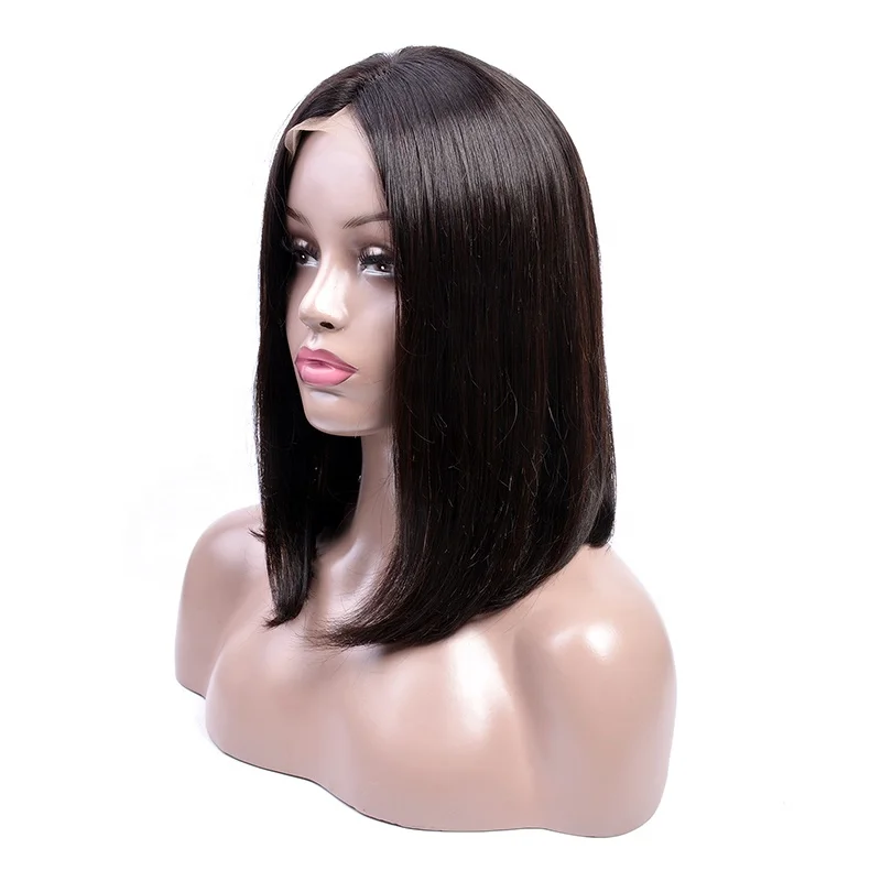 8 10 12 14 inch short brazilian straight human hair bob lace front wig ON SALE PROMOTION