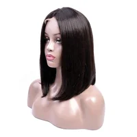 

8 10 12 14 inch short brazilian straight human hair bob lace front wig ON SALE PROMOTION