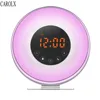 Wake Up Light Sunrise Sunset bedside alarm clock with fm radio for kids gifts
