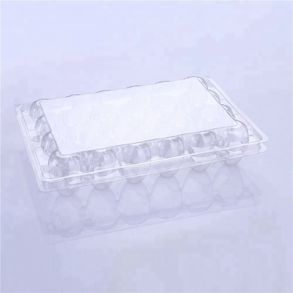 
factory price clear disposable plastic PVC quail egg tray for supermarket 