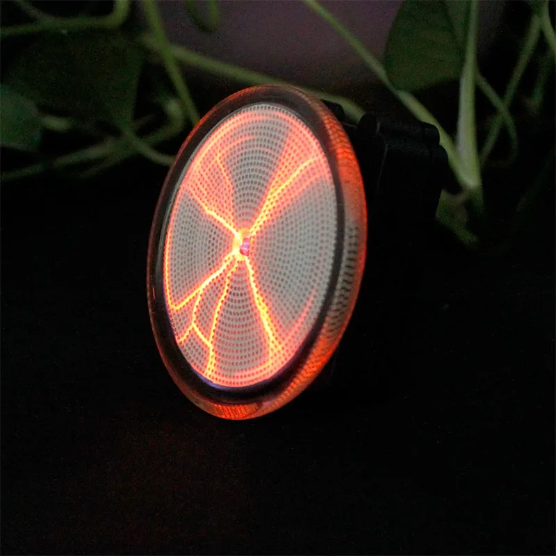 Fancy Mini Sensor Lighting Pocket Plasma Plate in Glass Crafts With Sound Control Plasma Plate Other Holiday Supplies