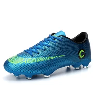 

wholesale cheap classic durable branded outdoor training PU football soccer shoes