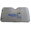 PE Bubble customized car sun shade Logo printing car window sunshade car sun visor
