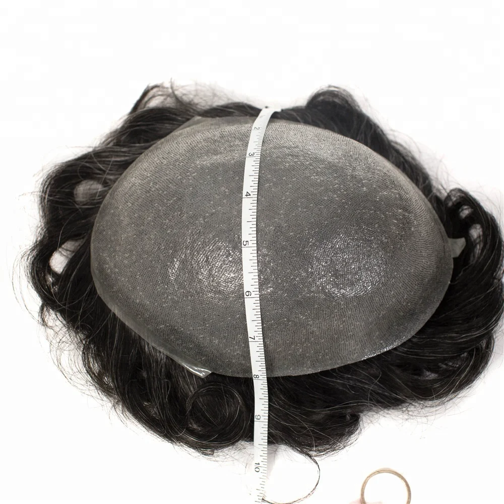 

Stock Pieces 100% Thin Skin Human Hair Toupee For Man, N/a