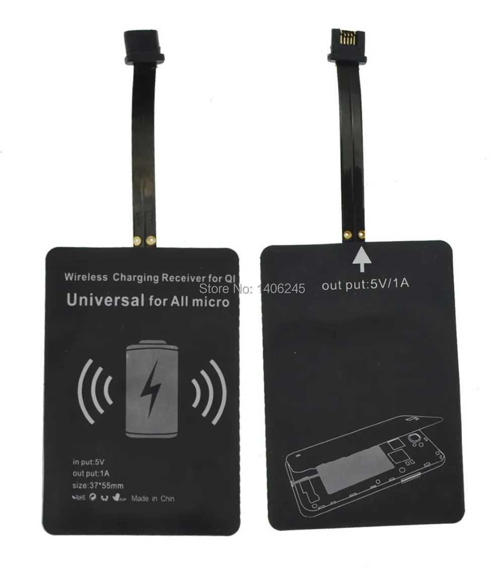 Universal Qi Wireless Charger Receiver for Samsung HTC LG