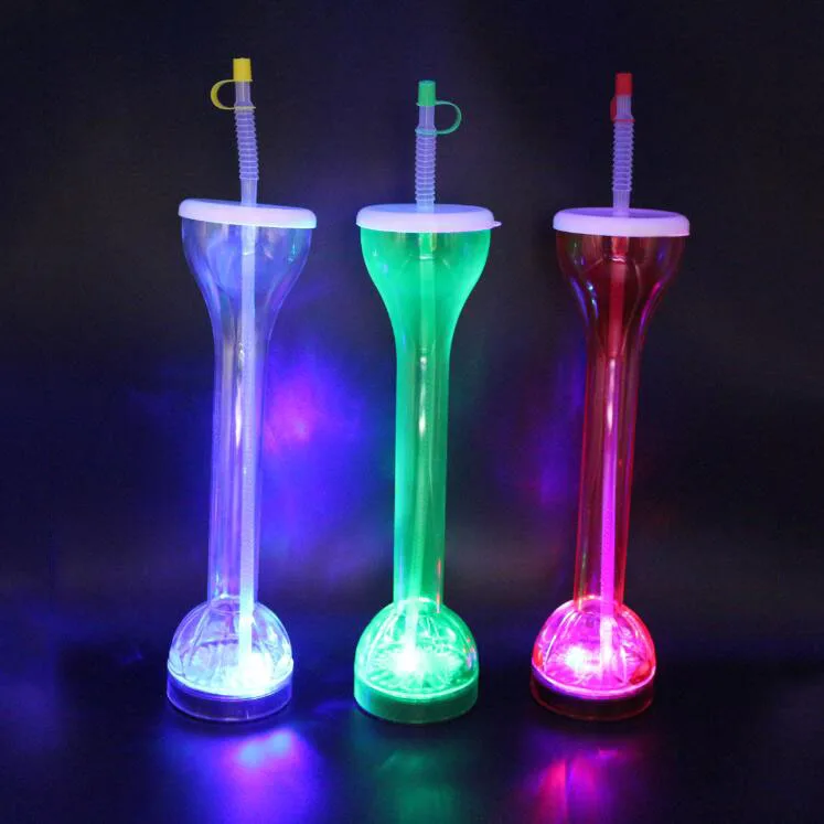 

wholesale custom halloween straw led cups