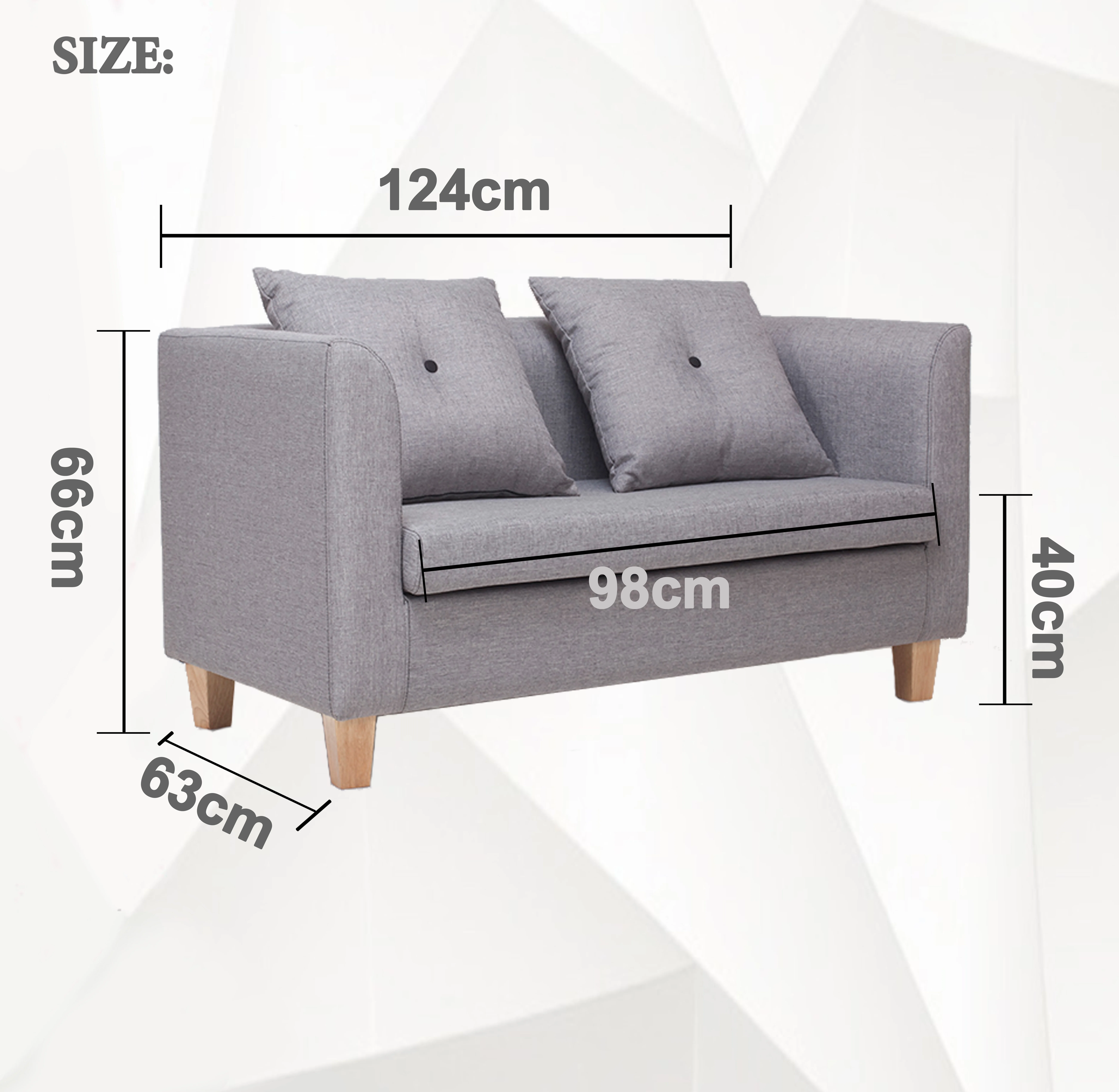 Small Cheap Modern Standard Cozy Fabric Linen 3 2 1 Best Arm Loveseat Sofa Set with Cushions for Livingroom
