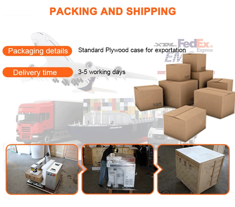 20W 30W 50W portable mini fiber laser marking machine for metal