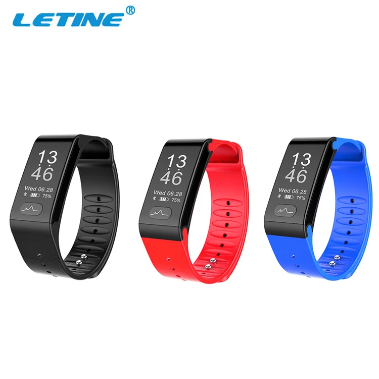 

Wholesale waterproof blood pressure fitness ECG monitor smart bracelet