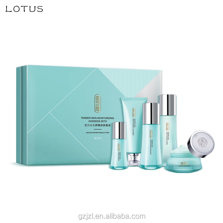 High Quality Lotus Baby Queen Five In One Hydrating Moisturizing Skin care Care Set