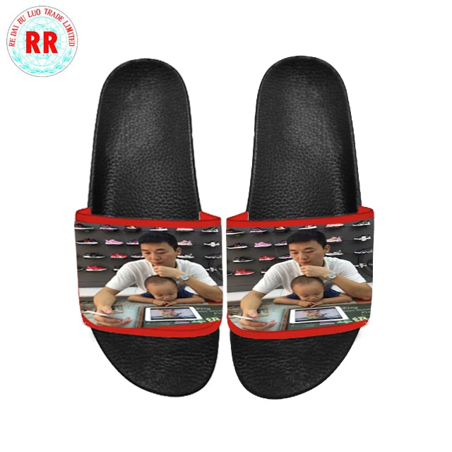 
hot selling men slides slipper sandals custom logo PVC slipper slide sandal 