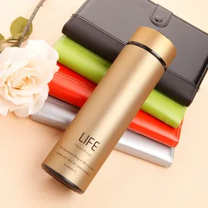 Rubber Finished Double Wall Stainless Steel Custom Vacuum Flasks Life Thermos Bottle