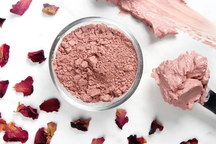 oem natural purifying exfoliating ins blogger pink mud mask