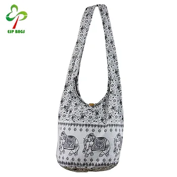 Vintage Elephant Sling Cotton Crossbody Bag Whole Women Handbags Vintage Elephant Sling Cotton Crossbody Bag Whole Women Handbags From Thailand