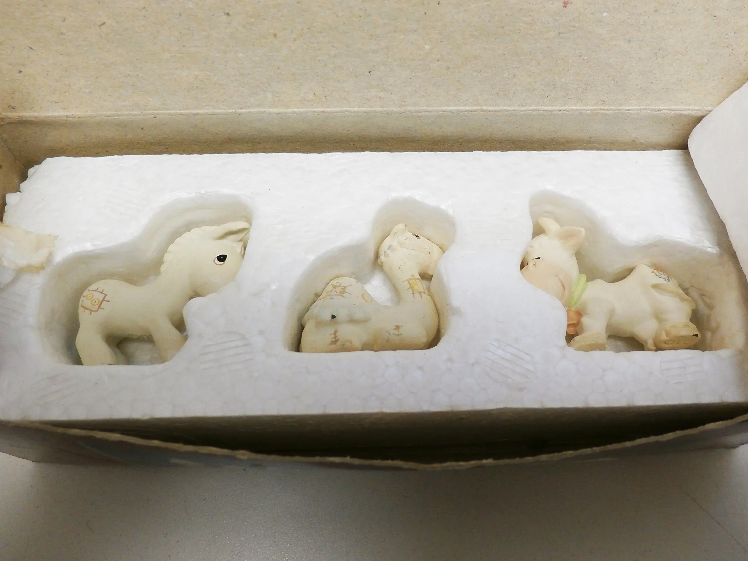 precious moments mini pewter nativity set