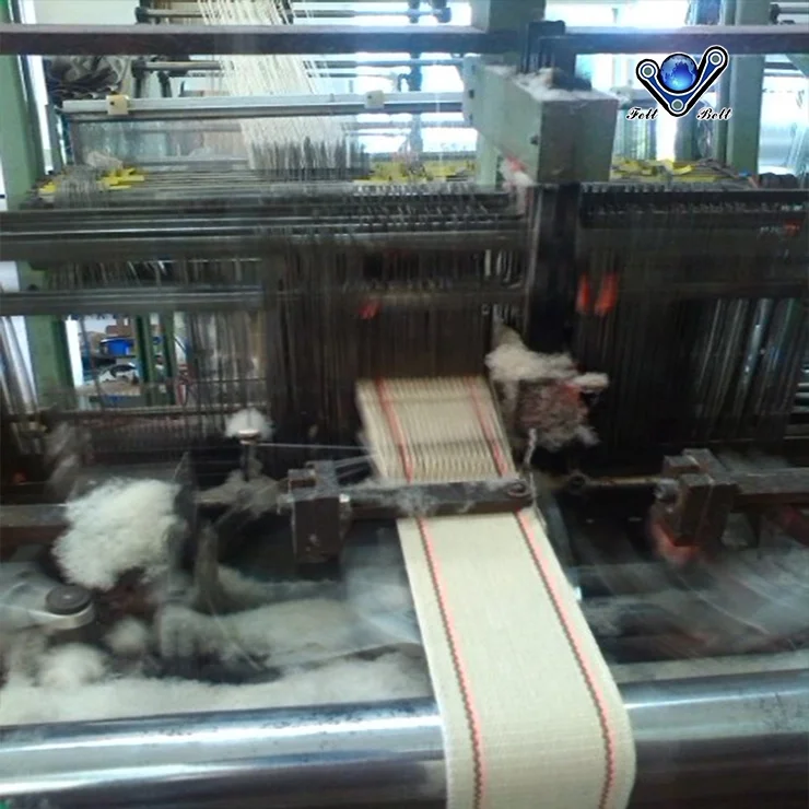 
Commercial ironer folding cotton belt 
