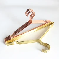 

Rose gold hooks metal wire hanger for clothes