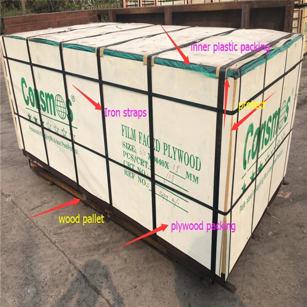 film faced plywood shuttering plywood packing