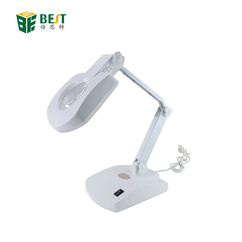 magnifier desk lamp 10x