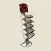 Knock down design metal magazine display rack