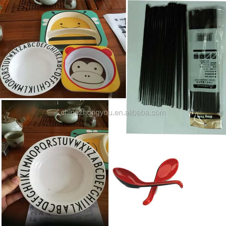 200 ton Melamine Tableware and dinner set making machine with moulds