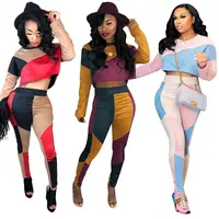 

SA3449 latest long sleeve 2 piece set women clothing
