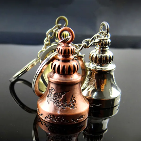 Pewter Motorcycle Gremlin Bell Compass Directions Nautical Made in the USA