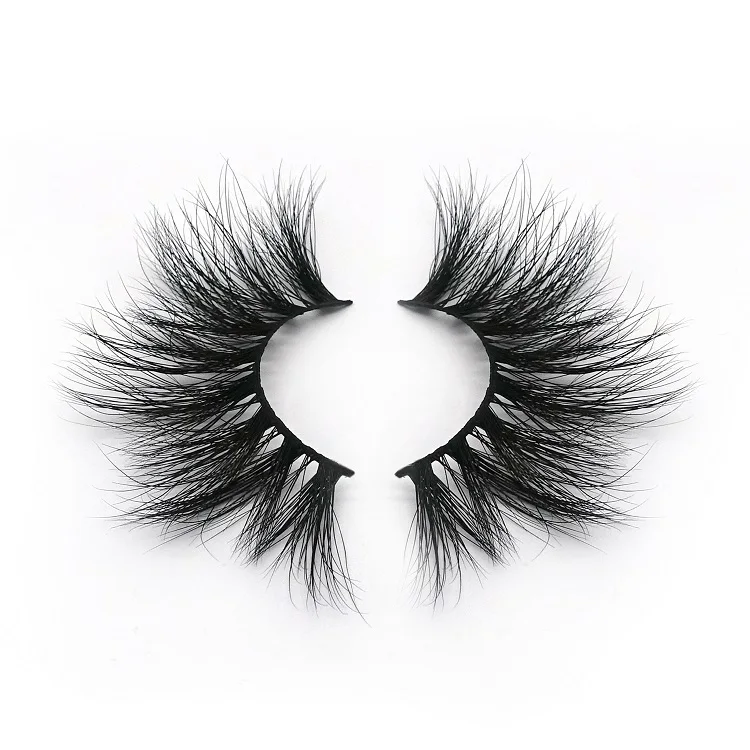 

waterproof fake eyelashes and 25mm mink lashes3d wholesale vendor, Natural black