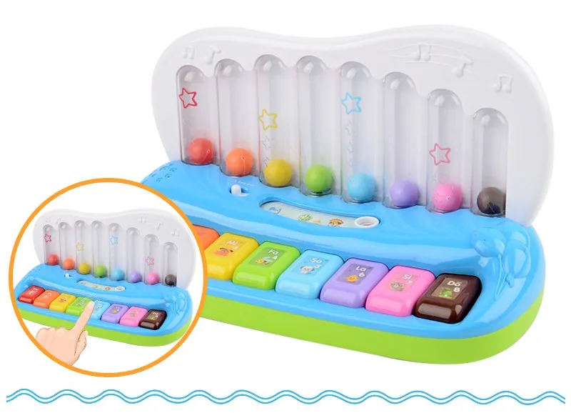 Funny Plastic Electric Pipe Organ Musical Instrument Educational Toys