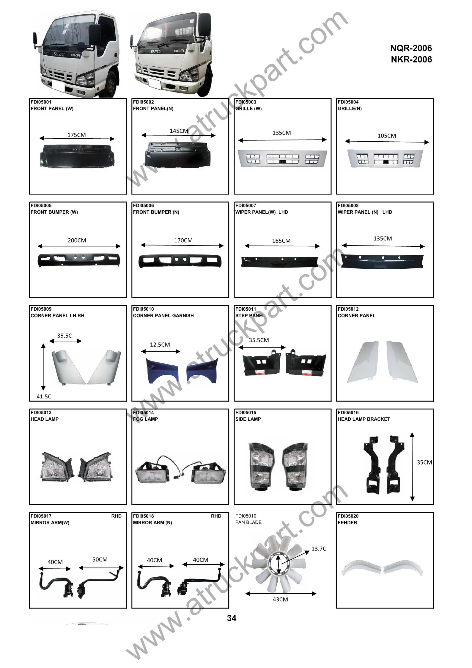 ISUZU NQR NKR 2006Parts.JPEG
