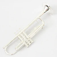 

OEM Professional Silver Plated Brass Body Bb Key Trumpet