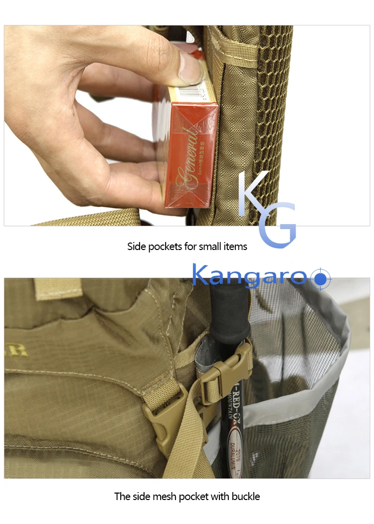 Nylon/Polyester Molle System Camouflage Mens Multifunctional Shoulders Custom Tactical Military Backpacks For Sale