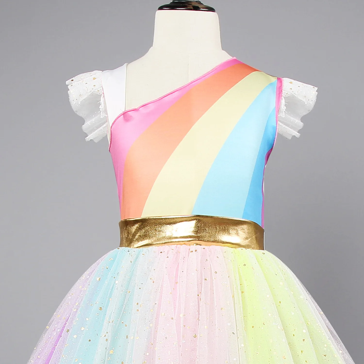 Sequins Unicorn Dress 2019 Fashion Girl Kids Party Wear Dresses For