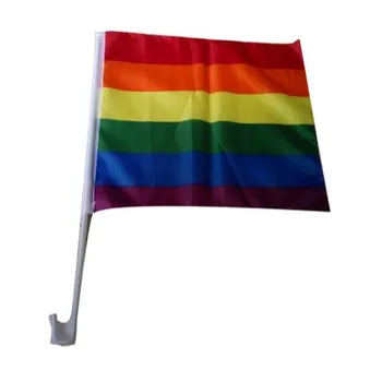 Custom Rainbow Car Flag,Gay Pride Flag - Buy Car Flag,Gay Pride Flag ...