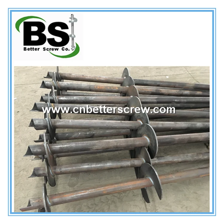 Round Tubular Helical Anchor for Basement Foundation