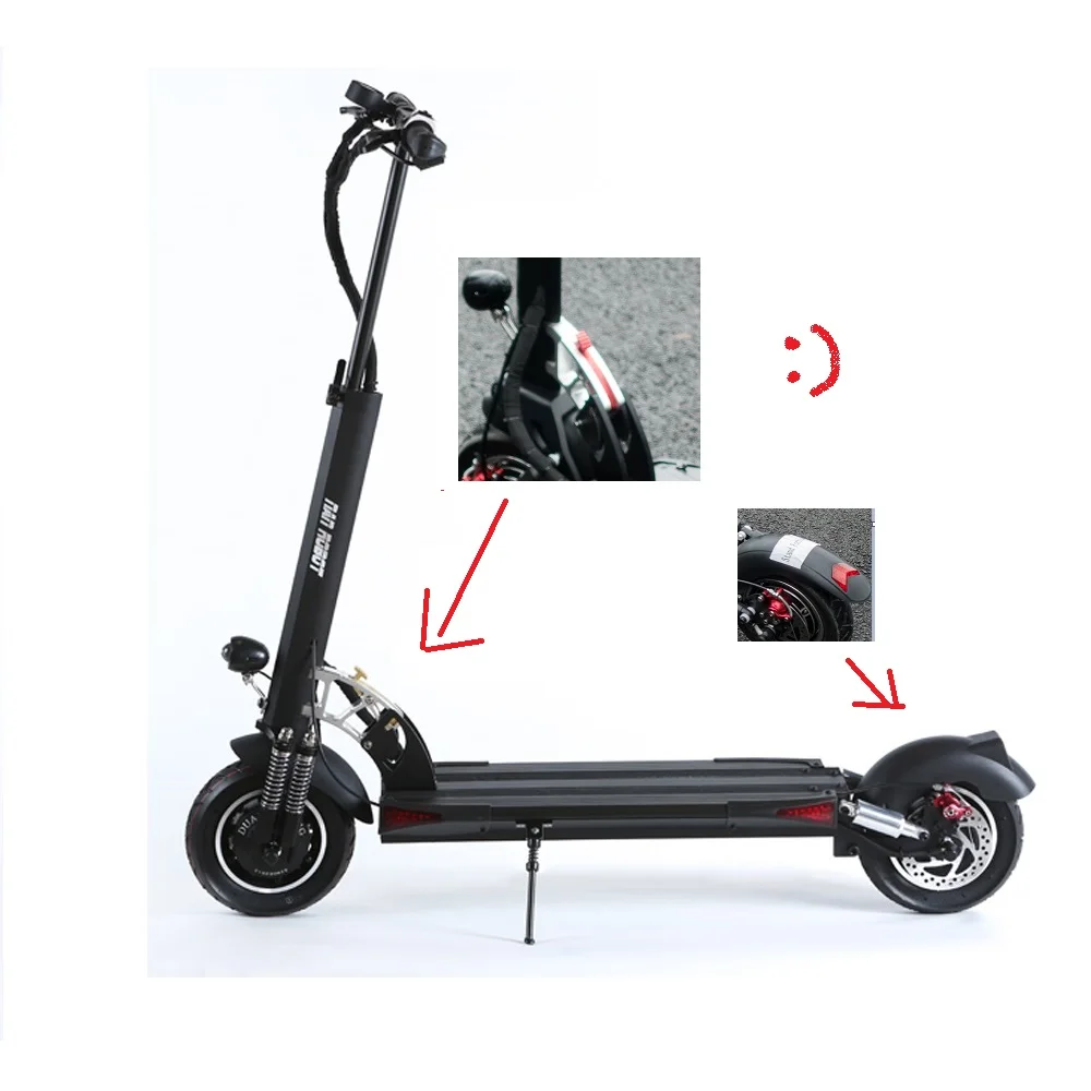 

NANROBOT New Fashion Fat Tire Dualtron 52V Electric Scooter 10 inch Off Road Foldable Scooter Two Wheel D5+ 3.0 Update, N/a