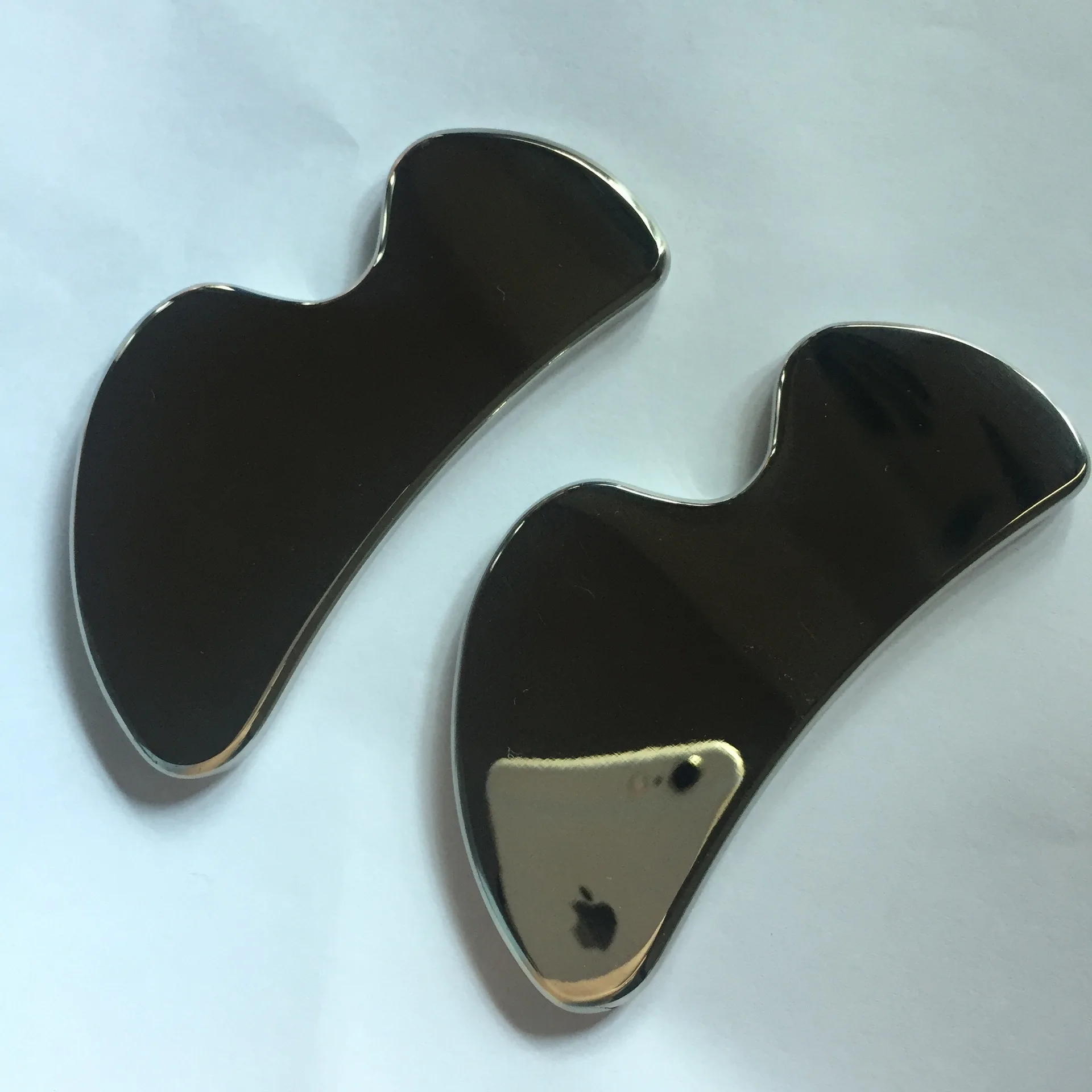 

2020 Massage Tools Anti-Aging guasha For Face Gua Sha jade Tool Natural 304 stainless steel Stone Facial Massager