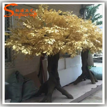 Large Gold Leaf And Tree Roots Made Of Artificial Gold Tree For Wedding Decoration Buy ورقة ذهبية جذور شجرة للزينة ديكور الزفاف Product On Alibaba Com