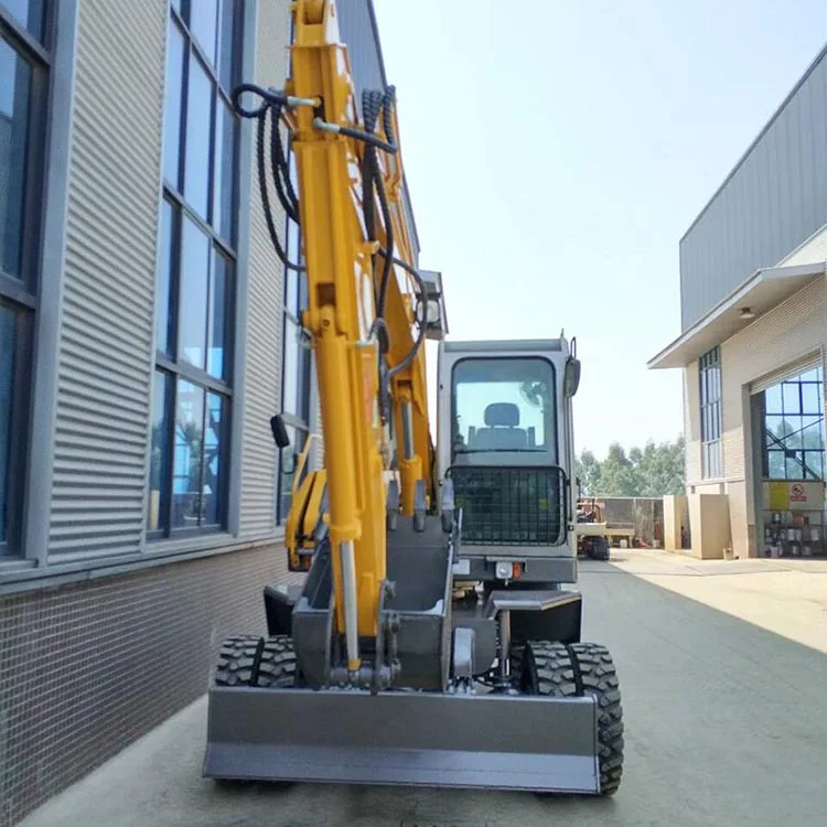 5 吨旋转抓斗液压小型挖掘机