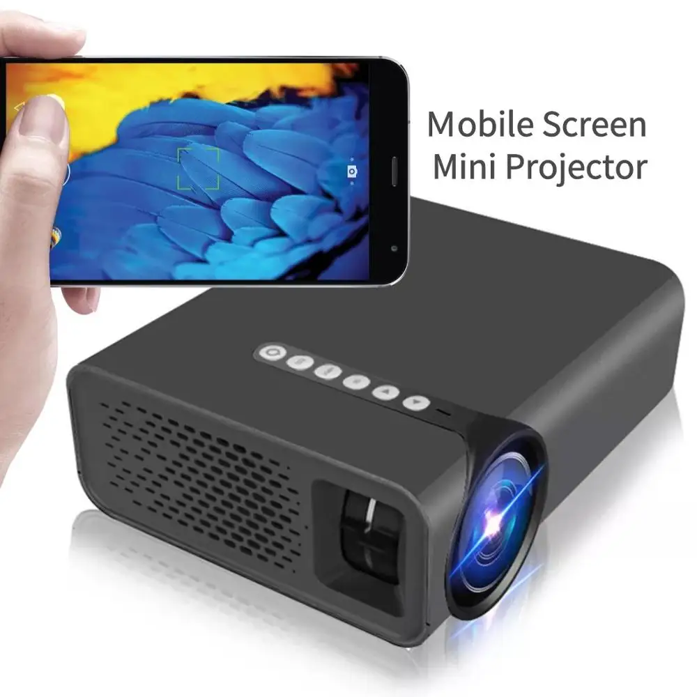 Built-in Speaker mini projector YG530 1800 lumens portable lcd projector 800*480RGB Support 1920*1080P 3D mobile projector mini