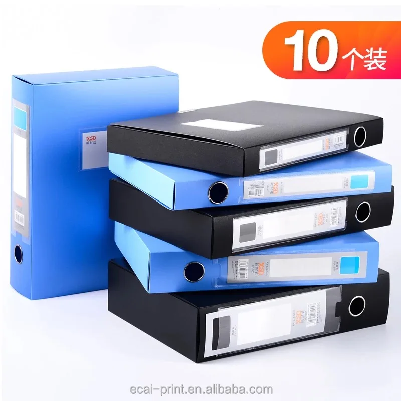 
Customized A4 Plastic File Case Storage Box 